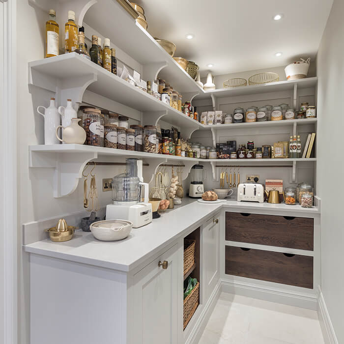 Neutral Walk-in Pantry